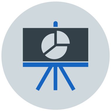 Sunum. Web simgesi basit tasarım