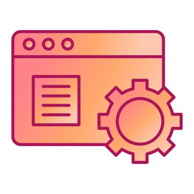 Web simgesi vektör illüstrasyonu