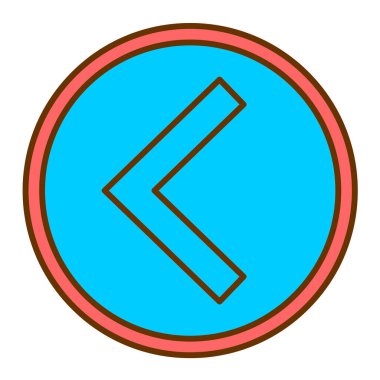 Eğilim biçimi izole edilmiş arkaplanda ok simgesi