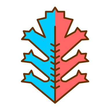 Akçaağaç yaprağı ikon vektörü. Sonbahar tabelası. izole edilmiş çizgi simgesi siyah illüstrasyon