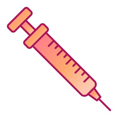 Şırınga ikonu vektör çizimi