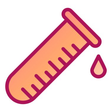 Test tüpü. Web simgesi