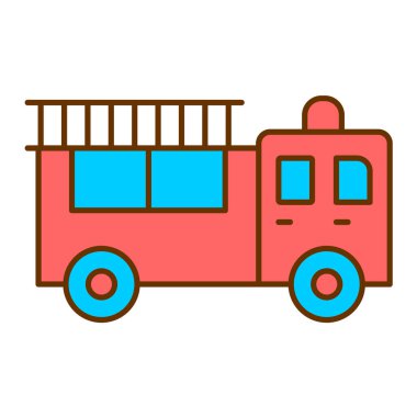 bus simgesi vektör illüstrasyonu