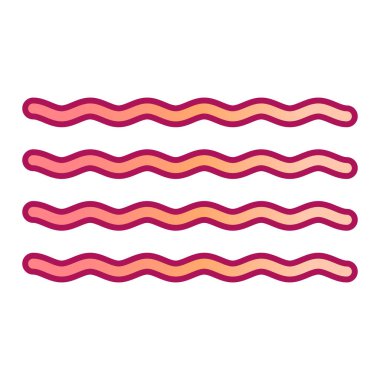 Deniz dalgaları ikonu. Web için su dalgası vektör sembolünün özet çizimi