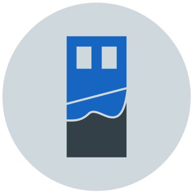 Buzdolabı. Web simgesi basit tasarım