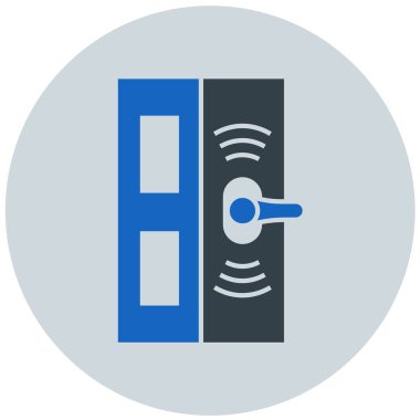 Kablosuz. Web simgesi basit illüstrasyon