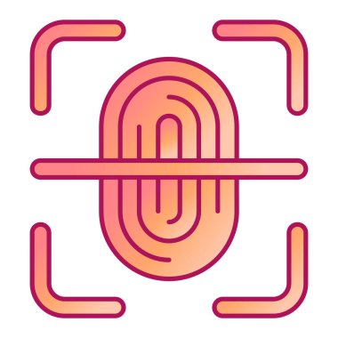 Tek bir simgenin vektör illüstrasyonu