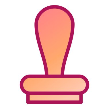 Pul simgesinin vektör illüstrasyonu