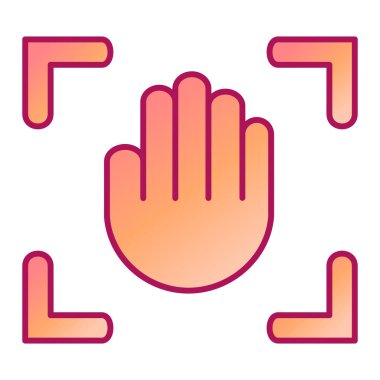 el simgesi vektör illüstrasyonu