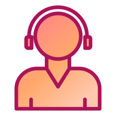 Müşteri desteği. Web simgesi