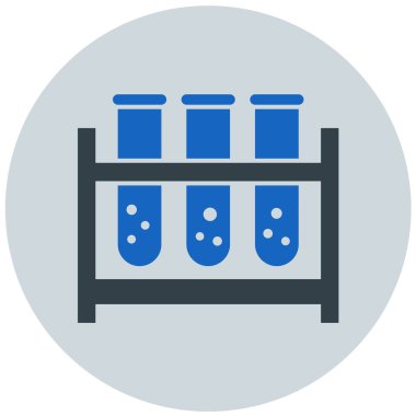 test tüpleri vektör simgesi modern basit tasarım