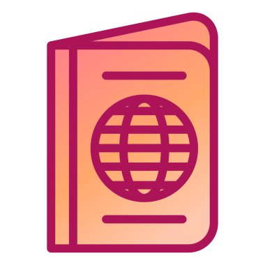 Pasaport ve dünya haritası.