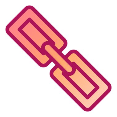 Bağlantı. Web simgesi basit illüstrasyon