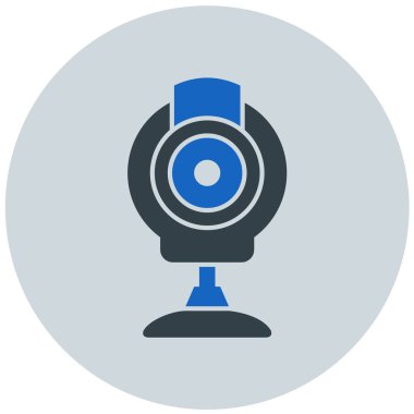 Web kamerası. Web simgesi basit illüstrasyon