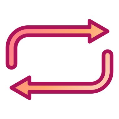 ok simgesi vektör illüstrasyonu