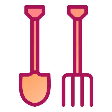 Kürek. Web simgesi basit tasarım