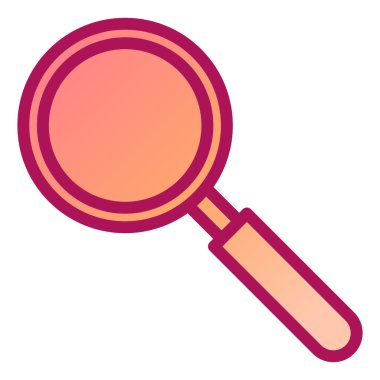 Arama simgesi vektör illüstrasyon tasarımlı büyüteç