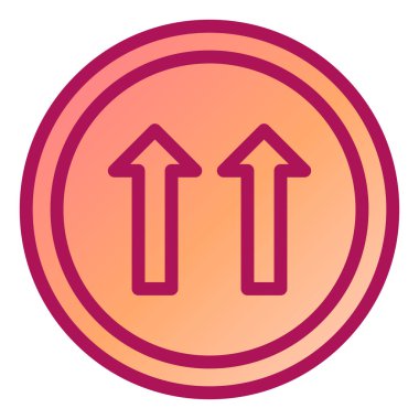 ok simgesi vektör illüstrasyonu