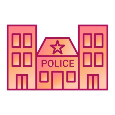 Otel vektör simgesi modern basit illüstrasyon