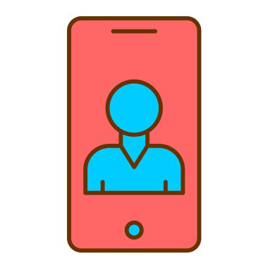 cep telefonu ikonu vektör illüstrasyonu