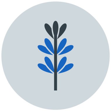 Yaprak. Web simgesi basit illüstrasyon