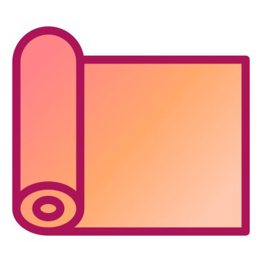 Havlu. Web simgesi basit illüstrasyon