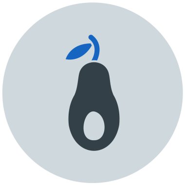 Papaya. Web simgesi basit illüstrasyon