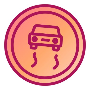 Araba yıkama ikonu. Web için basit otomatik araç vektör simgeleri çizimi