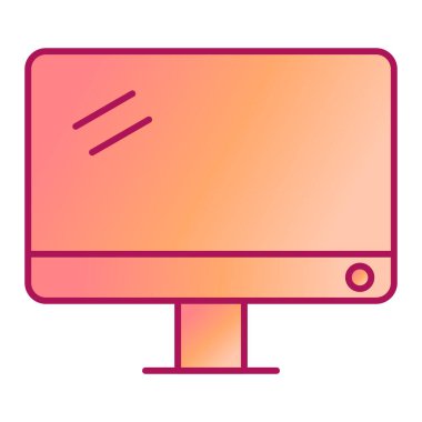 bilgisayar ekranı simge vektör illüstrasyon tasarımı