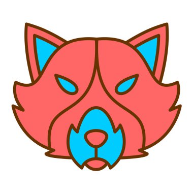 Kurt. Web simgesi basit illüstrasyon