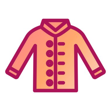 Ceket simge vektör çizim