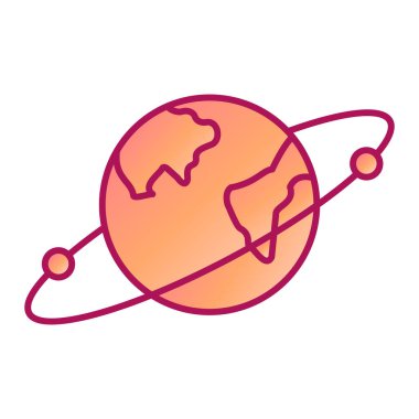 toprak modern simge vektör illüstrasyonu