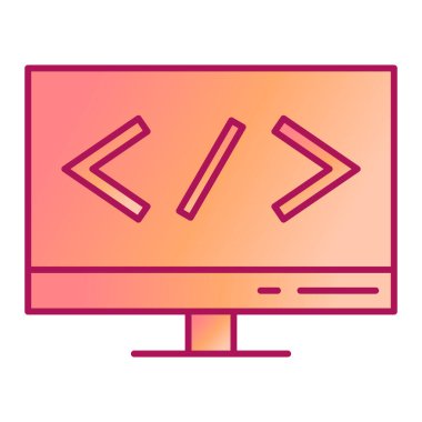 bilgisayar simgesi vektör illüstrasyonu