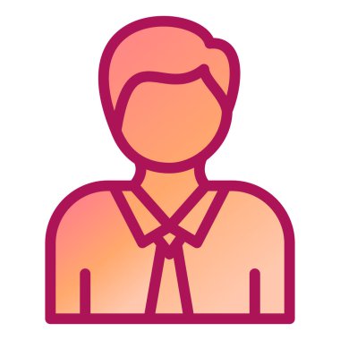 avatar. Web simgesi basit illüstrasyon