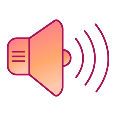 ses simgesi vektör illüstrasyonu