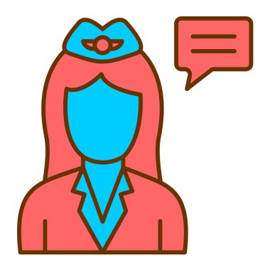 avatar. Web simgesi basit illüstrasyon