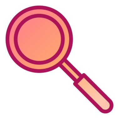 büyütme cam vektör simgesi