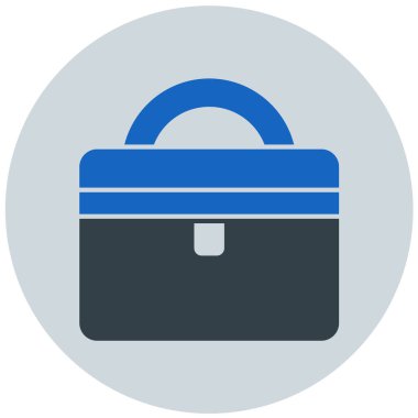 Çanta. Web simgesi basit illüstrasyon