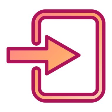 ok simgesi vektör illüstrasyonu