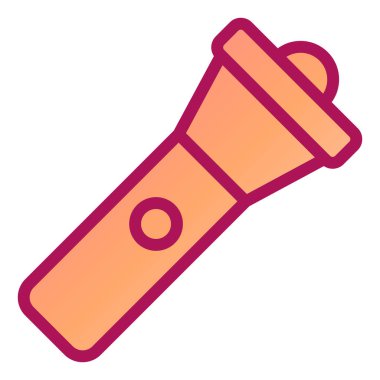 el feneri. Web simgesi basit illüstrasyon