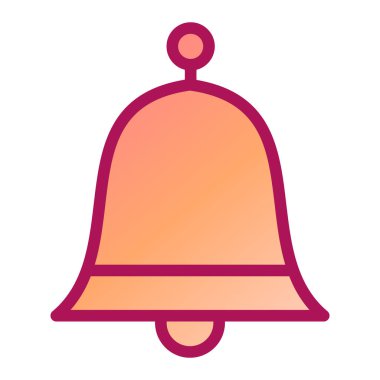 Zil. Web simgesi basit illüstrasyon