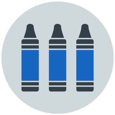 crayola modern simge vektör illüstrasyonu 