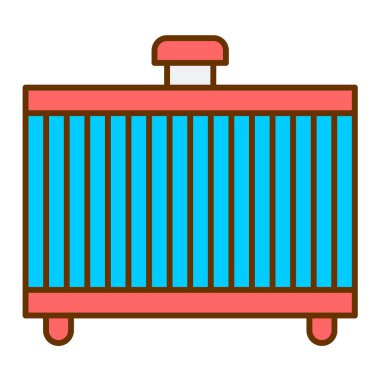 bagaj ağ simgesi beyaz