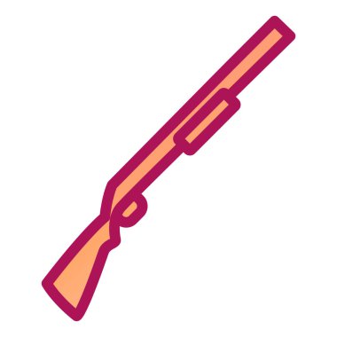 Silah simgesinin vektör illüstrasyonu