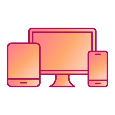 Akıllı telefon aygıtı teknoloji vektör illüstrasyonu