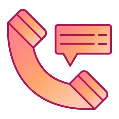 telefon arama simgesi vektör illüstrasyonu