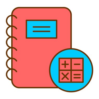 Kitap. Web simgesi basit illüstrasyon