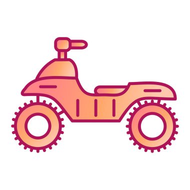 Motorsiklet. Web simgesi basit illüstrasyon