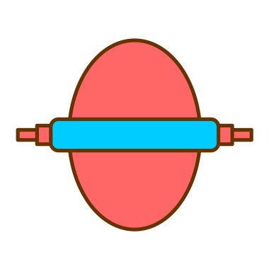 Çizgi film simgesinin vektör çizimi