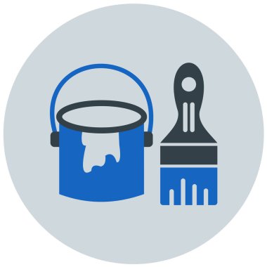 boya modern simge vektör illüstrasyonu 